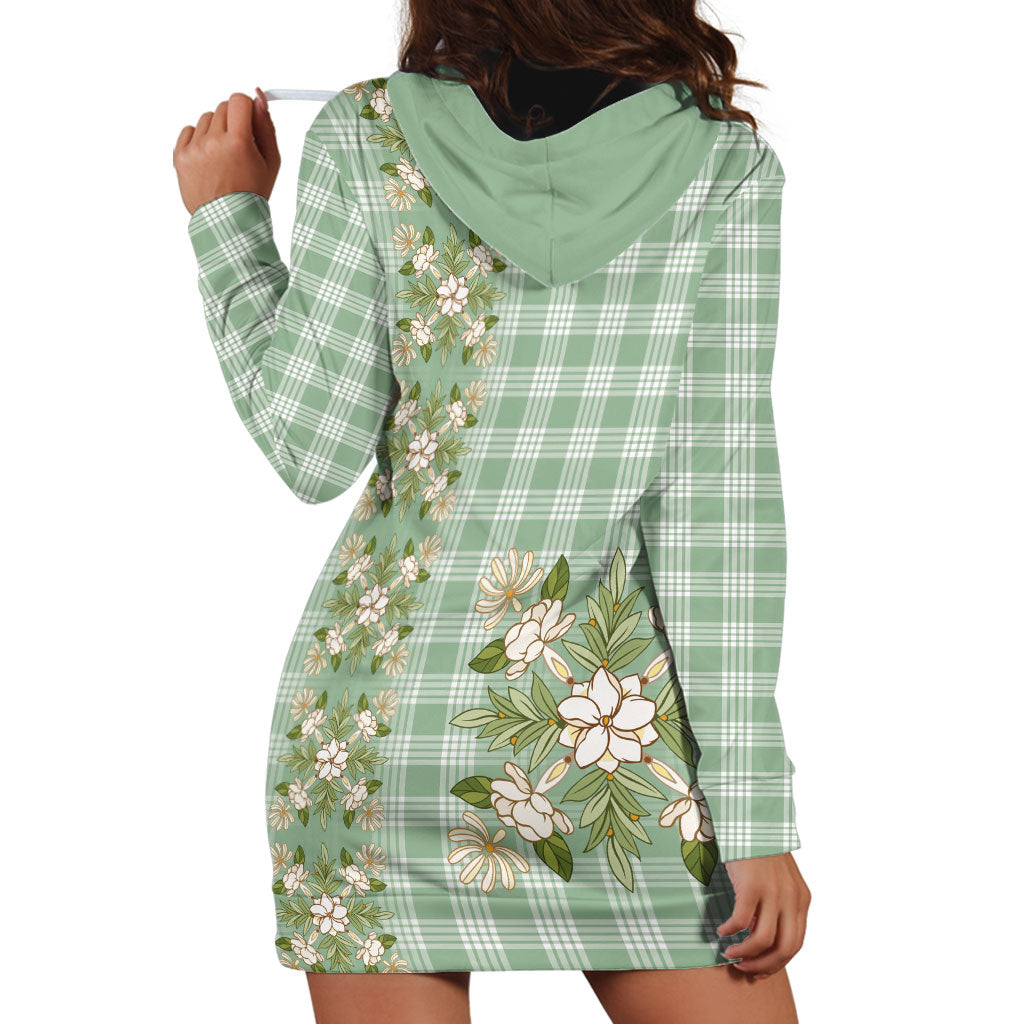 Liko Kukui Hawai'i Palaka Squares Maile Leaf Hoodie Dress Flowers Hawaiian Quilt Patterns