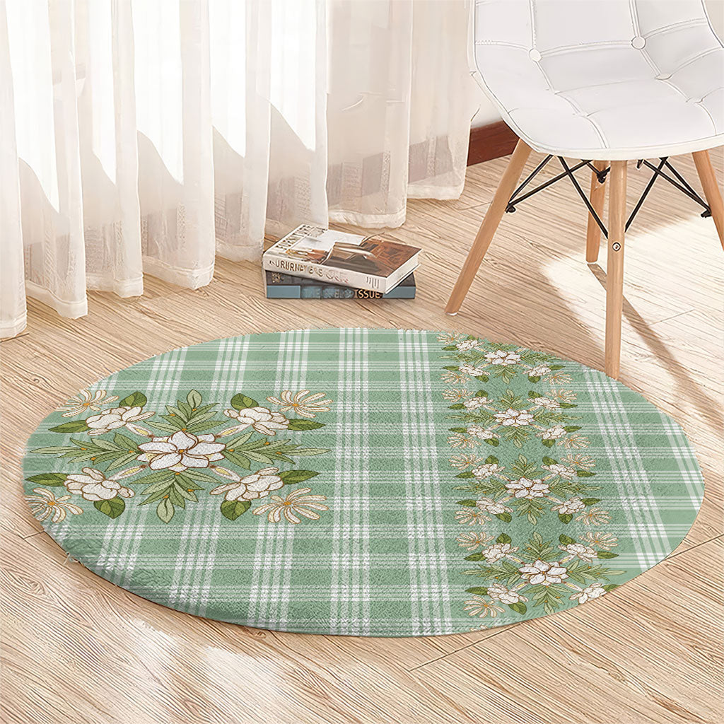 Liko Kukui Hawai'i Palaka Squares Maile Leaf Round Carpet Flowers Hawaiian Quilt Patterns