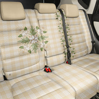 Melemele Ahiahia Hawai'i Palaka Squares Maile Leaf Back Car Seat Cover Flowers Hawaiian Quilt Patterns LT9 - Polynesian Pride