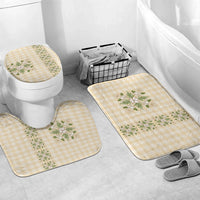 Melemele Ahiahia Hawai'i Palaka Squares Maile Leaf Bathroom Set Flowers Hawaiian Quilt Patterns