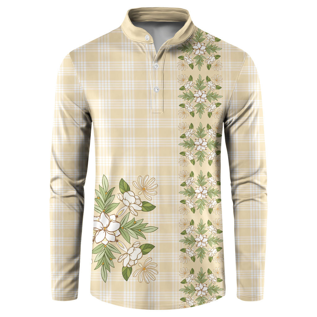 Melemele Ahiahia Hawai'i Palaka Squares Maile Leaf Button Sweatshirt Flowers Hawaiian Quilt Patterns