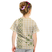 Melemele Ahiahia Hawai'i Palaka Squares Maile Leaf Kid T Shirt Flowers Hawaiian Quilt Patterns