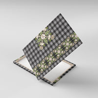 Pauli Hawai'i Palaka Squares Maile Leaf Canvas Wall Art Flowers Hawaiian Quilt Patterns