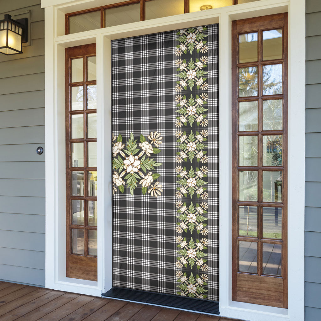 Pauli Hawai'i Palaka Squares Maile Leaf Door Cover Flowers Hawaiian Quilt Patterns