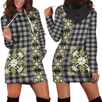 Pauli Hawai'i Palaka Squares Maile Leaf Hoodie Dress Flowers Hawaiian Quilt Patterns LT9 - Polynesian Pride