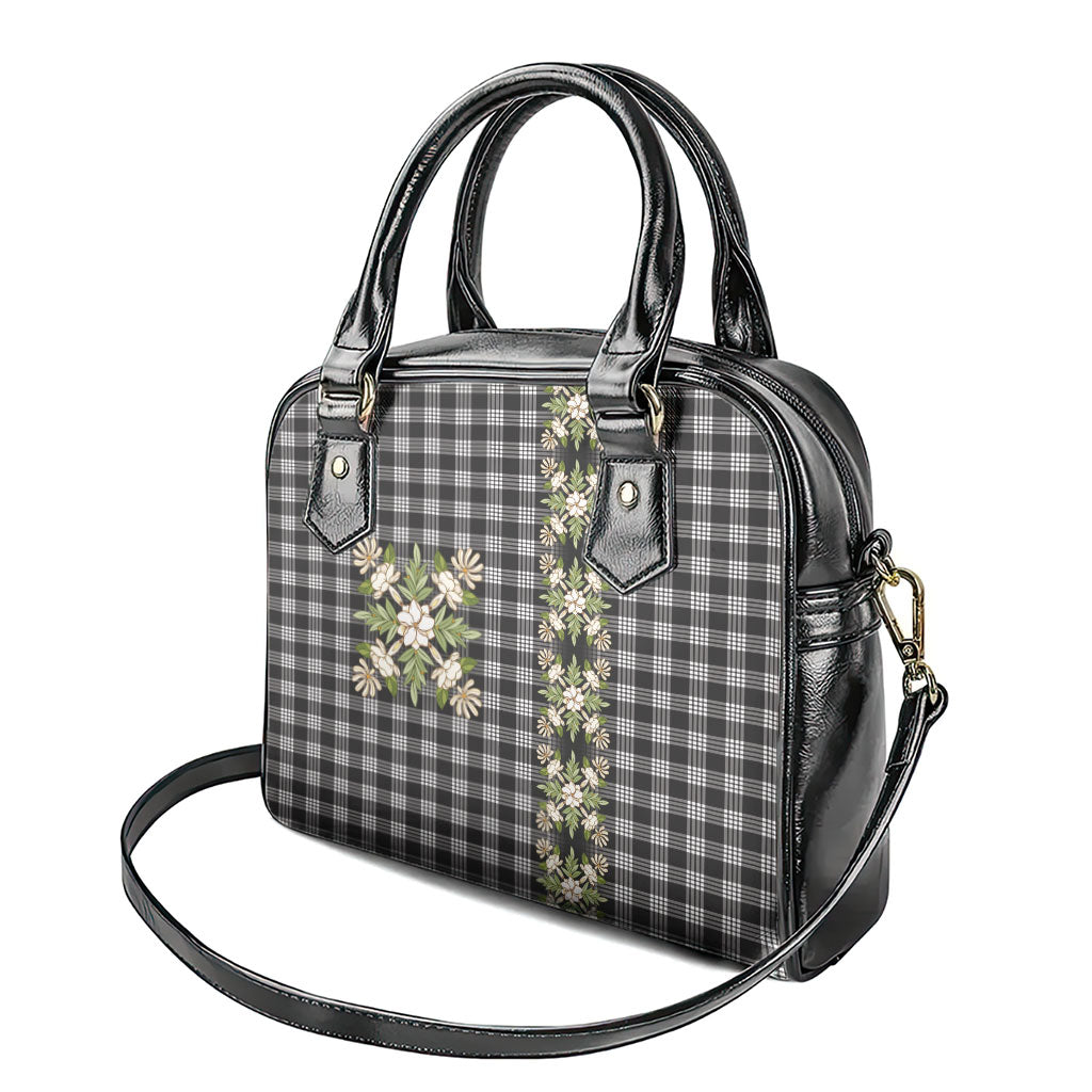 Pauli Hawai'i Palaka Squares Maile Leaf Shoulder Handbag Flowers Hawaiian Quilt Patterns