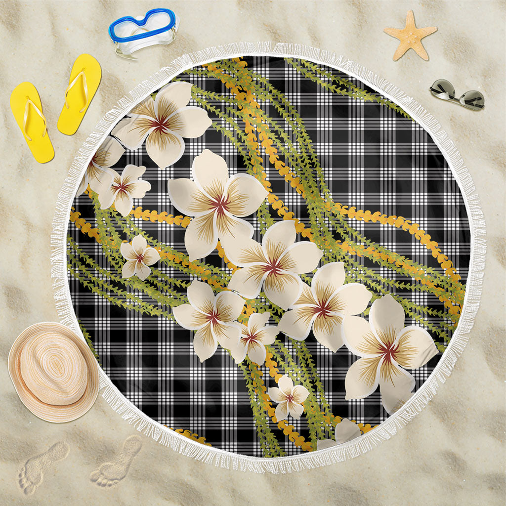 Ele'ele Hawai'i Palaka Plumeria Beach Blanket Puakenikeni and Maile Lei