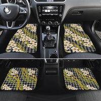Ele'ele Hawai'i Palaka Plumeria Car Mats Puakenikeni and Maile Lei