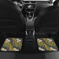 Ele'ele Hawai'i Palaka Plumeria Car Mats Puakenikeni and Maile Lei