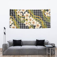 Ele'ele Hawai'i Palaka Plumeria Tapestry Puakenikeni and Maile Lei LT9 - Polynesian Pride