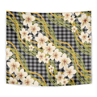 Ele'ele Hawai'i Palaka Plumeria Tapestry Puakenikeni and Maile Lei LT9 - Polynesian Pride