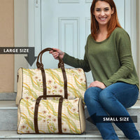 Melemele Ahiahia Hawai'i Palaka Plumeria Travel Bag Puakenikeni and Maile Lei LT9 - Polynesian Pride