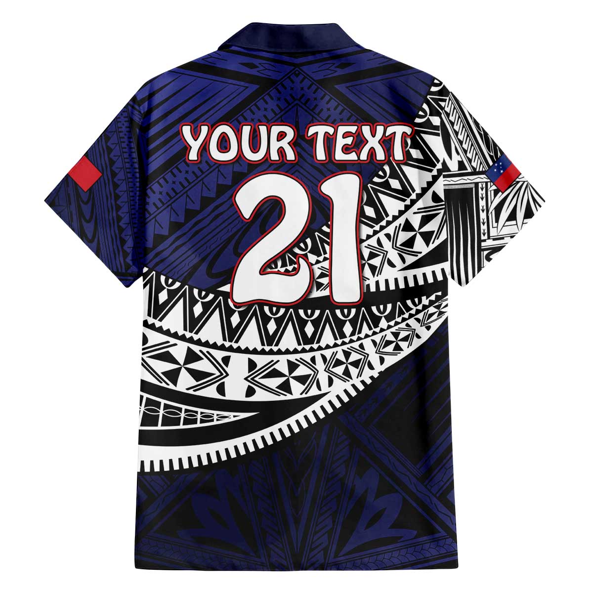 Custom Samoa Rugby Pacific Family Matching Off Shoulder Short Dress and Hawaiian Shirt Samoan Warrior Tribal Pattern LT9 - Polynesian Pride