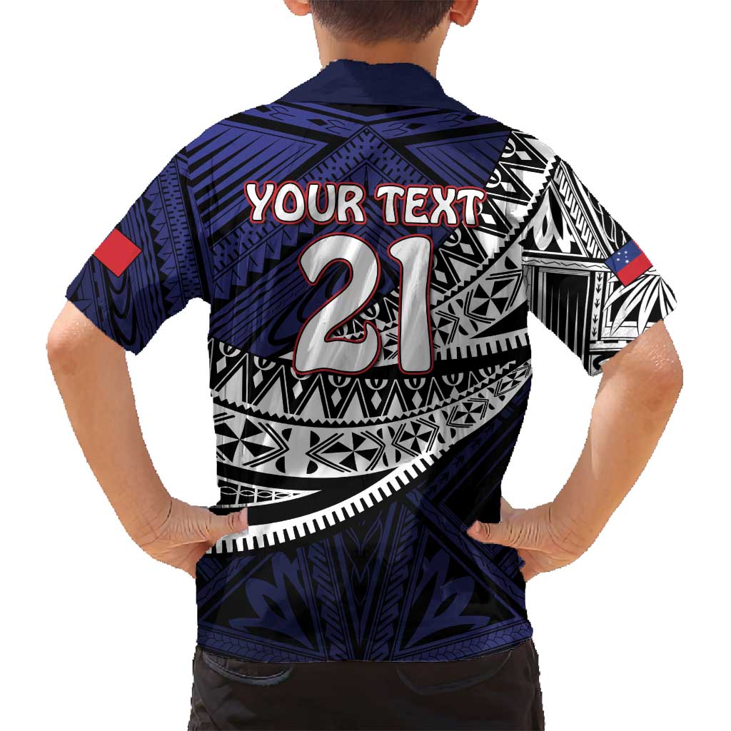 Custom Samoa Rugby Pacific Family Matching Summer Maxi Dress and Hawaiian Shirt Samoan Warrior Tribal Pattern LT9 - Polynesian Pride
