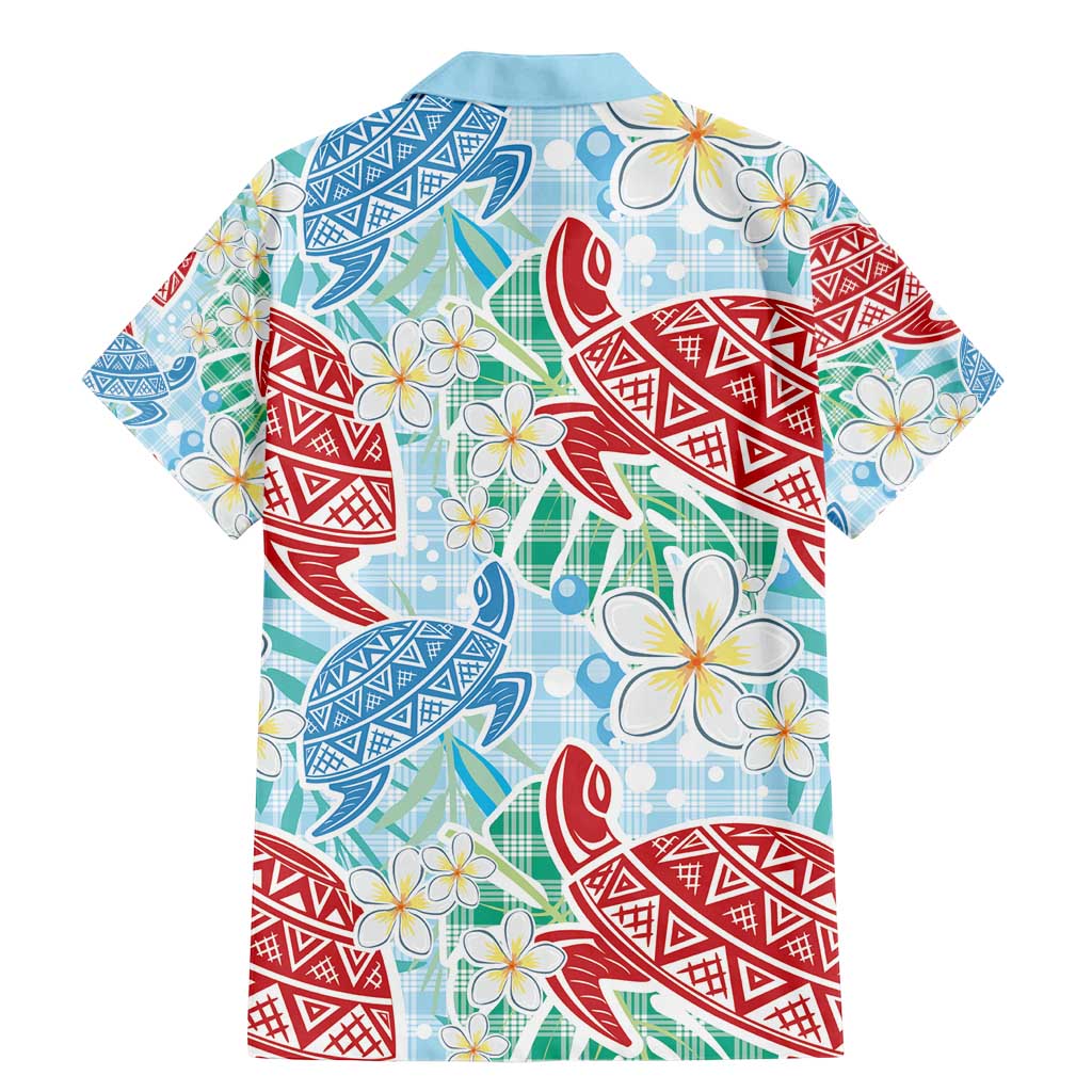 Palaka with Honu and Plumeria Family Matching Mermaid Dress and Hawaiian Shirt Hawaiian Heritage Spirit - Polynesian Pride