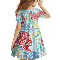 Palaka with Honu and Plumeria Family Matching Off Shoulder Maxi Dress and Hawaiian Shirt Hawaiian Heritage Spirit - Polynesian Pride