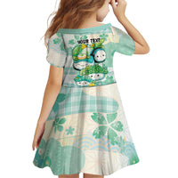 Personalized Japanese Kawaii Sushi Family Matching Off Shoulder Maxi Dress and Hawaiian Shirt Green Wagara Palaka This Is How I Roll