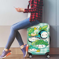 Japanese Kawaii Sushi Luggage Cover Green Wagara Palaka This Is How I Roll LT9 - Polynesian Pride