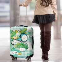Japanese Kawaii Sushi Luggage Cover Green Wagara Palaka This Is How I Roll LT9 - Polynesian Pride