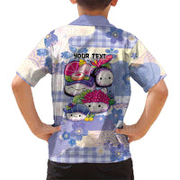 Personalized Japanese Kawaii Sushi Hawaiian Shirt Blue Wagara Palaka This Is How I Roll LT9 - Polynesian Pride