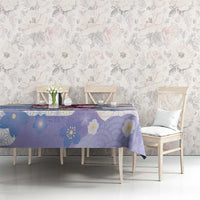 Japanese Kawaii Sushi Tablecloth Blue Wagara Palaka This Is How I Roll LT9 - Polynesian Pride