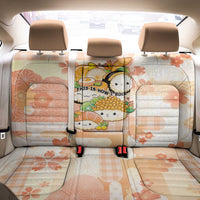 Japanese Kawaii Sushi Back Car Seat Cover Peach Wagara Palaka This Is How I Roll
