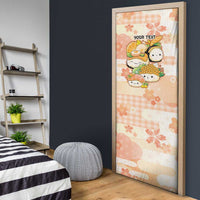 Personalized Japanese Kawaii Sushi Door Cover Peach Wagara Palaka This Is How I Roll