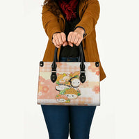 Japanese Kawaii Sushi Leather Bag Peach Wagara Palaka This Is How I Roll LT9 - Polynesian Pride