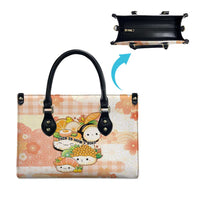 Japanese Kawaii Sushi Leather Bag Peach Wagara Palaka This Is How I Roll LT9 - Polynesian Pride
