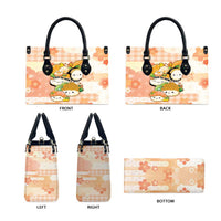 Japanese Kawaii Sushi Leather Bag Peach Wagara Palaka This Is How I Roll LT9 - Polynesian Pride