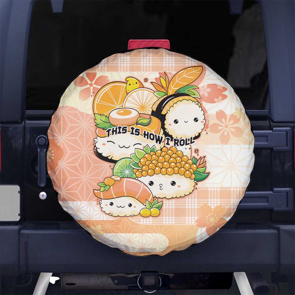 Japanese Kawaii Sushi Spare Tire Cover Peach Wagara Palaka This Is How I Roll