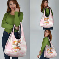 Japanese Kawaii Sushi Grocery Bag Pink Wagara Palaka This Is How I Roll LT9 - Polynesian Pride