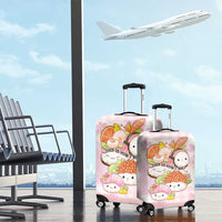 Japanese Kawaii Sushi Luggage Cover Pink Wagara Palaka This Is How I Roll LT9 - Polynesian Pride