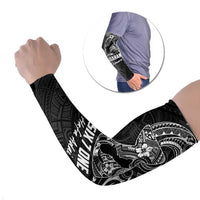 Black Guam Latte Stone Tribal Tattoo Arm Sleeves Hafa Adai Six 7 One LT9 Set of 2 Black - Polynesian Pride