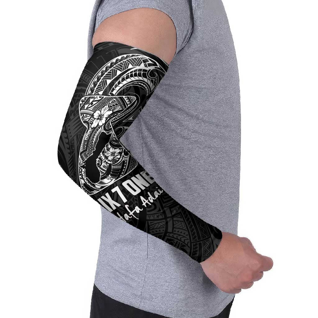 Black Guam Latte Stone Tribal Tattoo Arm Sleeves Hafa Adai Six 7 One LT9 - Polynesian Pride