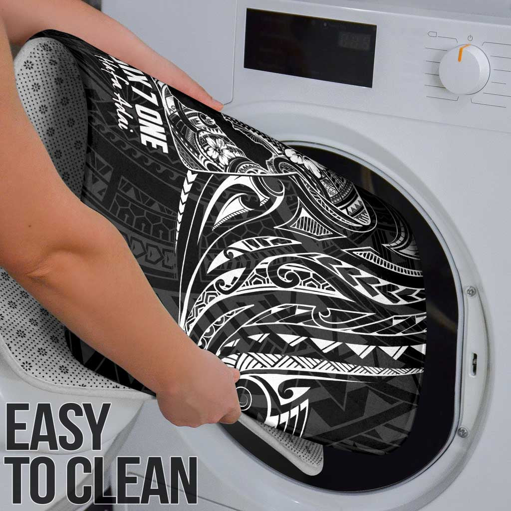 Black Guam Latte Stone Tribal Tattoo Bathroom Set Hafa Adai Six 7 One - Polynesian Pride