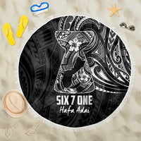 Black Guam Latte Stone Tribal Tattoo Beach Blanket Hafa Adai Six 7 One
