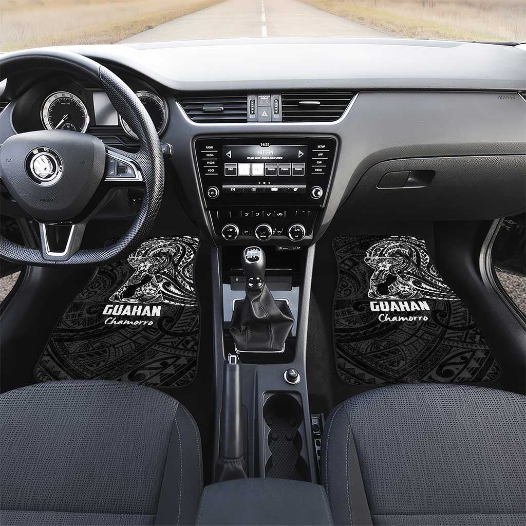 Black Guam Latte Stone Tribal Tattoo Car Mats Hafa Adai Six 7 One
