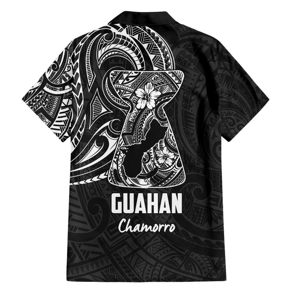 Black Guam Latte Stone Tribal Tattoo Family Matching Long Sleeve Bodycon Dress and Hawaiian Shirt Hafa Adai Six 7 One