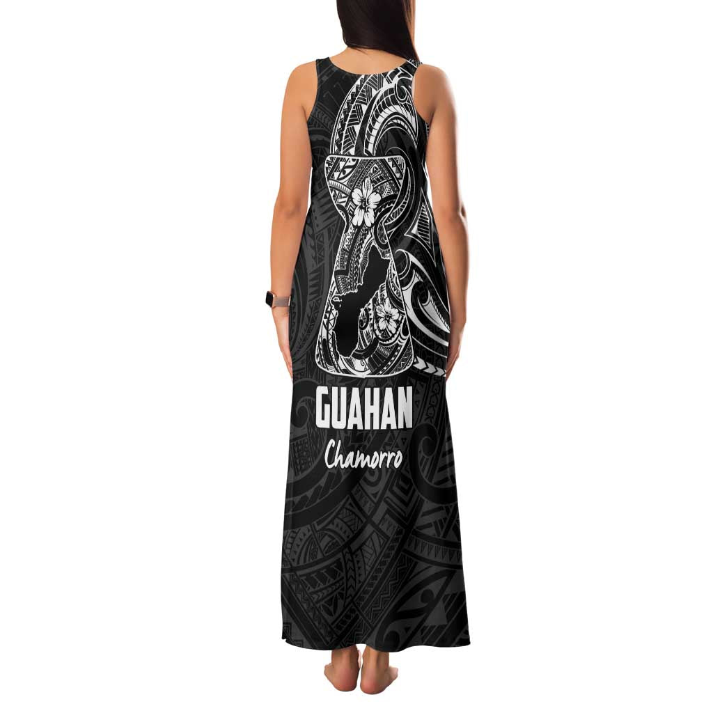 Black Guam Latte Stone Tribal Tattoo Family Matching Tank Maxi Dress and Hawaiian Shirt Hafa Adai Six 7 One