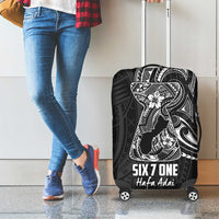 Black Guam Latte Stone Tribal Tattoo Luggage Cover Hafa Adai Six 7 One