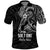 Black Guam Latte Stone Tribal Tattoo Polo Shirt Hafa Adai Six 7 One