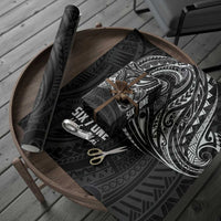 Black Guam Latte Stone Tribal Tattoo Wrapping Paper Hafa Adai Six 7 One - Polynesian Pride