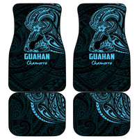 Blue Guam Latte Stone Tribal Tattoo Car Mats Hafa Adai Six 7 One