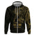 Gold Guam Latte Stone Tribal Tattoo Hoodie Hafa Adai Six 7 One