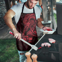 Oxblood Guam Latte Stone Tribal Tattoo Apron Hafa Adai Six 7 One LT9 - Polynesian Pride