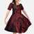 Oxblood Guam Latte Stone Tribal Tattoo Family Matching Off Shoulder Maxi Dress and Hawaiian Shirt Hafa Adai Six 7 One