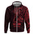 Oxblood Guam Latte Stone Tribal Tattoo Hoodie Hafa Adai Six 7 One
