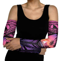Guam Chamorro Artsy Arm Sleeves Guahan Sunset Beach - Polynesian Pride
