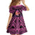 Guam Chamorro Artsy Family Matching Off Shoulder Maxi Dress and Hawaiian Shirt Guahan Sunset Beach